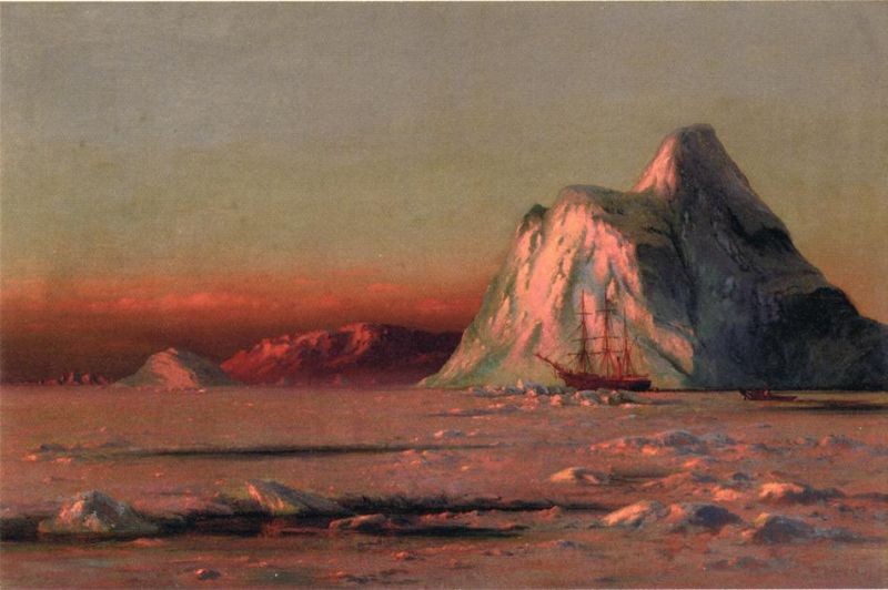 William Bradford The Bark 'Panther' Under the Midnight Sun